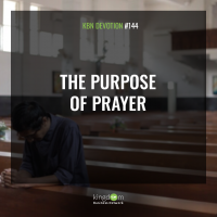 The Purpose of Prayer
