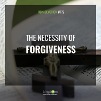 The necessity of forgiveness